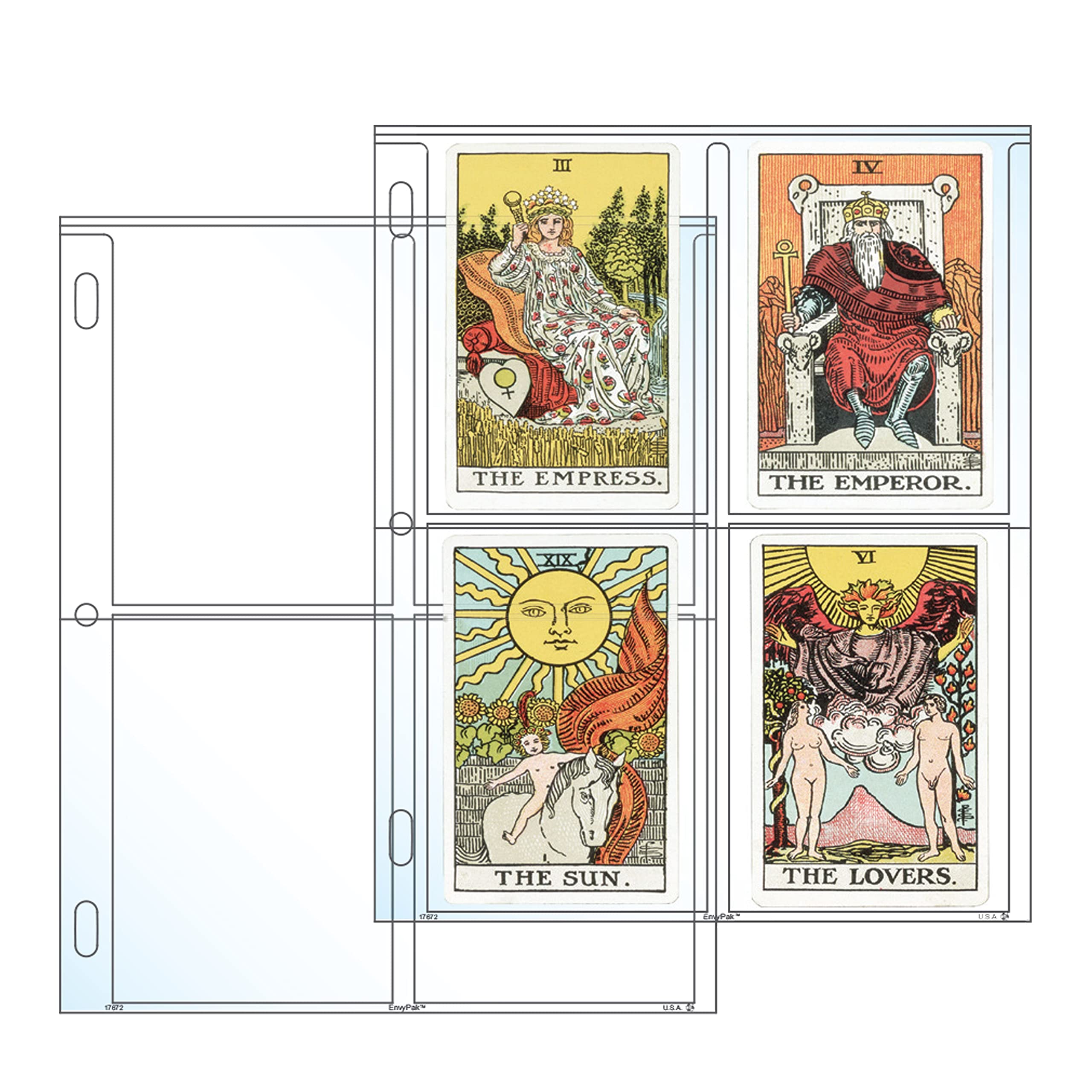 Amazon.com : EnvyPak Four (4) Pocket Archival Page Protectors for